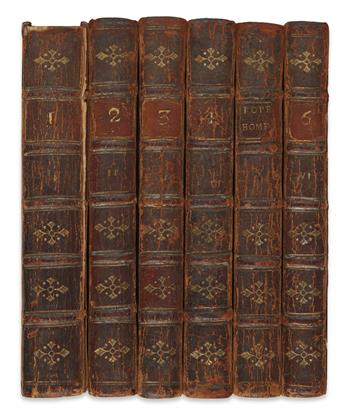 HOMER. The Iliad of Homer. Translated by Mr. [Alexander] Pope.  The  Second Edition.  6 vols.  1720